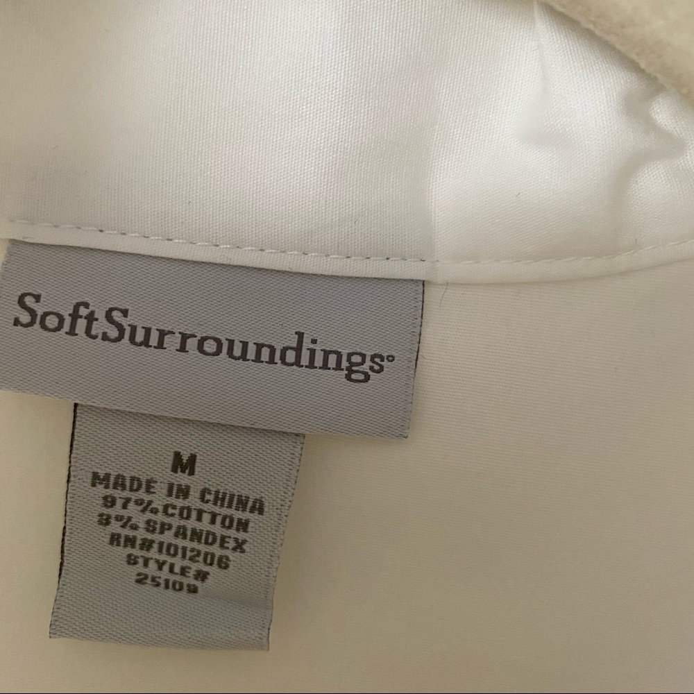 Soft Surroundings Button Down Blouse - image 5